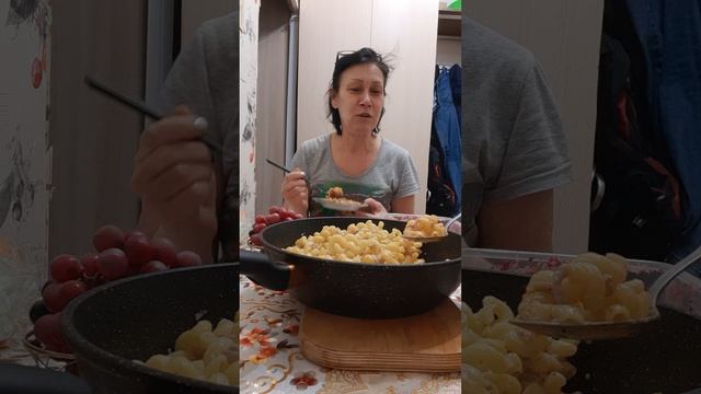 Мукбанг! Макароны по " флотски"! 13/2/25г.
