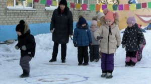 В детском саду "Светлячок" прошел фестиваль зимних видов спорта