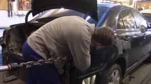 Кузовной ремонт. Делаем Крыло на Тойота Авенсис.