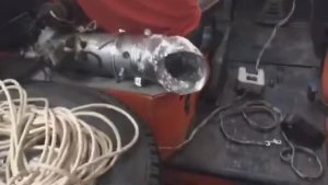 Автономный отопитель на газе.