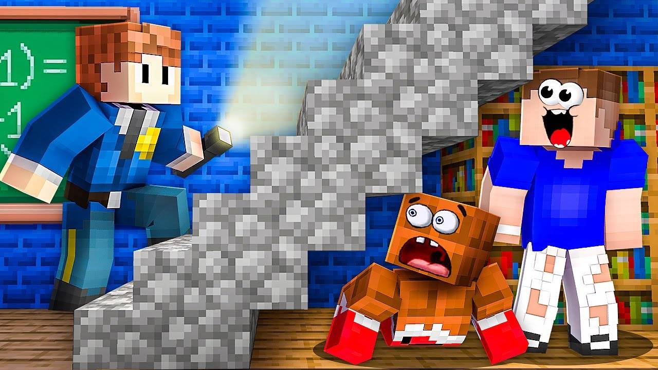 24 Часа в ЗАКРЫТОЙ ШКОЛЕ в Майнкрафт! Minecraft
