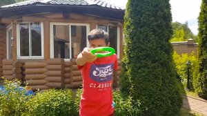 Alena and Pasha fun pretend play with ball and toys Kids activity compilation by Chiko TV