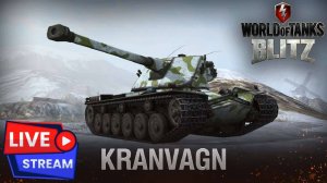 🔴 wotblitz ПЫТАЮСЬ ВЗЯТЬ МАСТЕРА НА Kranvagn TT !!!!