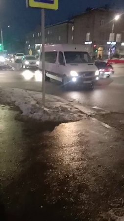Пермь/Служебный автобус/Mercedes bens sprinter/Остановка Ул.К.Леоново/