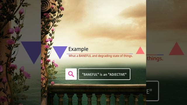 Baneful: Meaning and Example|Grammar|vocabulary смотреть онлайн