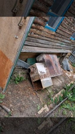 Установка банной печи "Коннект" в старенькой баньке
