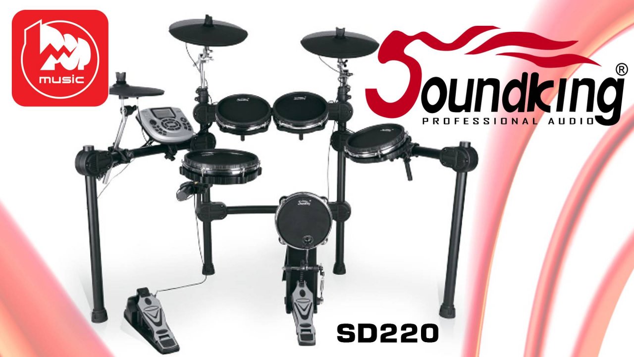 Электронная ударная установка SOUNDKING SD220 || Двухзонные пэды