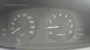 Разгон Corolla 7a-fe 120hp MT.