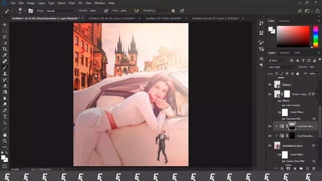 Speed art Selena Gomez  | Photoshop