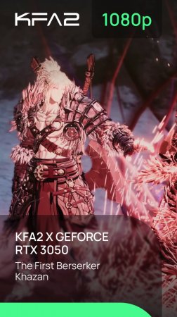 The First Berserker Khazan (demo) | KFA2 X GeForce RTX 3050 Black | 1080p (Full HD) разрешение