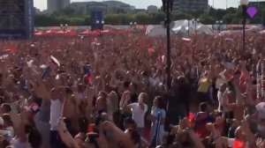 Реакция болельщиков на победу нашей сборной