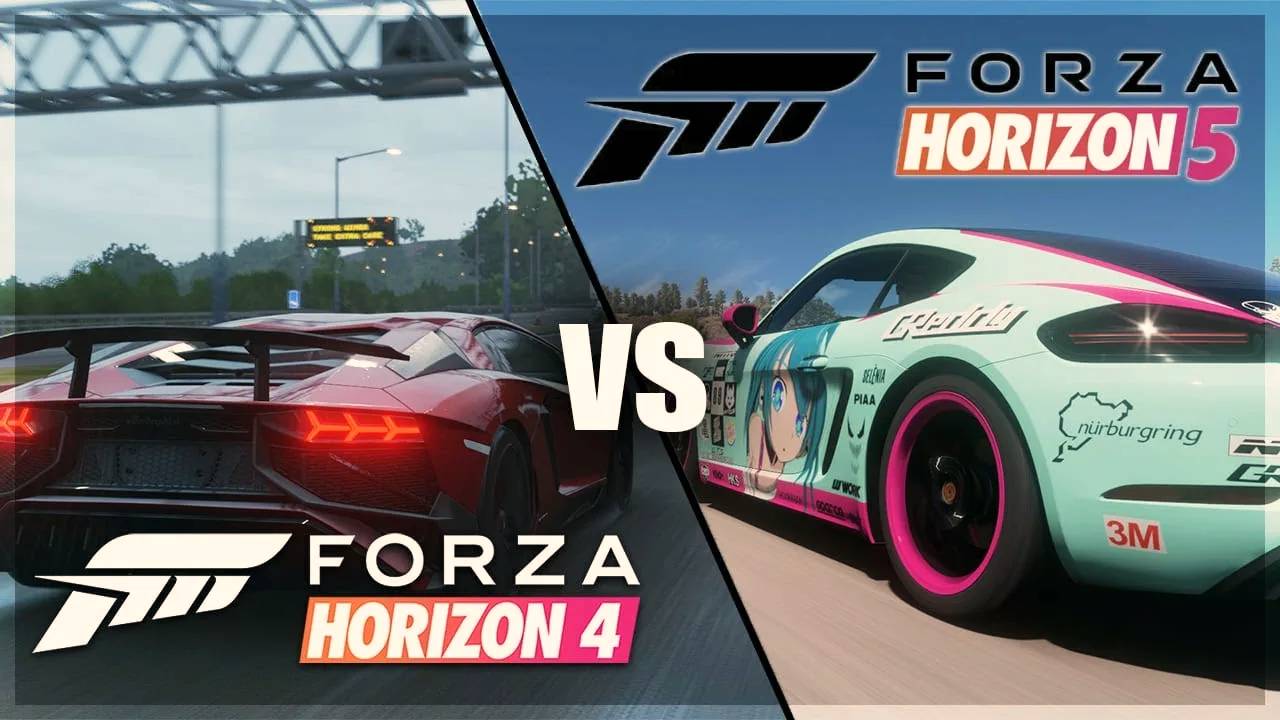 Forza Horizon 4 против Forza Horizon 5 | Форза Горизонт | Автогонки