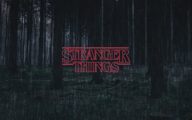 Rainy Night in Hawkins - Stranger Things Music & Ambience for Sleeping