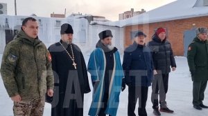 Бугульминца торжественно проводили сегодня на СВО