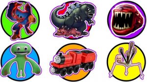 KUMPULAN MONSTER ❗️❗️ Skibidi Toilet, Lightning McQueen Head Eater, Train Eater, Thomas, Choo Choo.