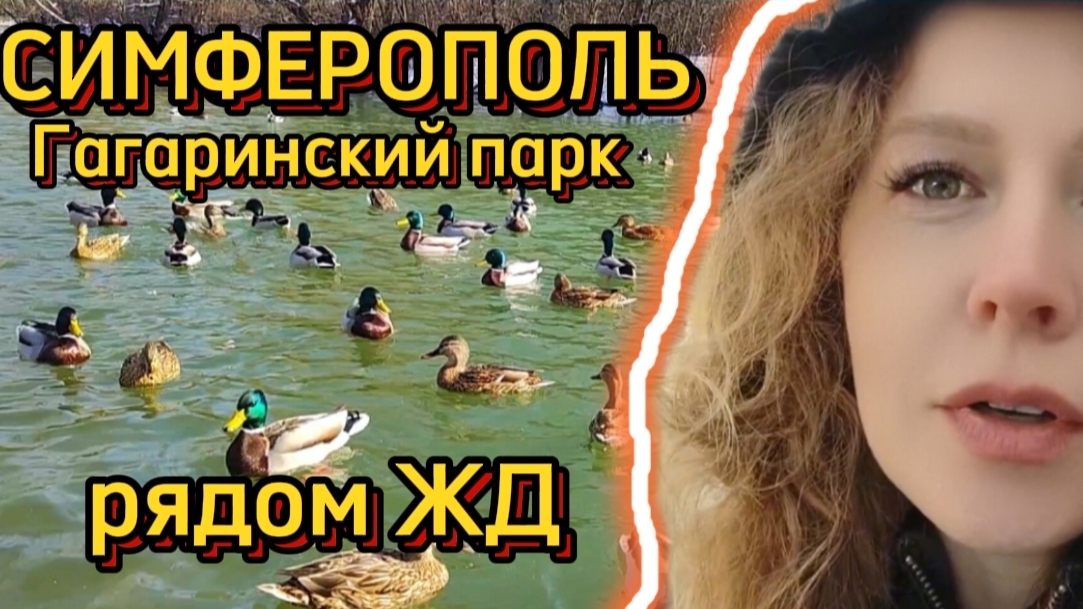 Снежный Симферополь. Что посмотреть рядом с ЖД вокзалом. Гагаринский парк
