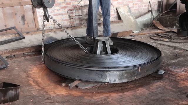 Процесс изготовления квадратной стальной трубы в Индии смотреть онлайн