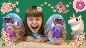 Волшебный Единорог Жора и Вылупление ФЕИ HATCHIMALS Pixies