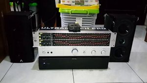 Atlantic Technology 2400LR with Rotel RB-03, Rotel RC-03 & Behringer FBQ3102HD (P4)