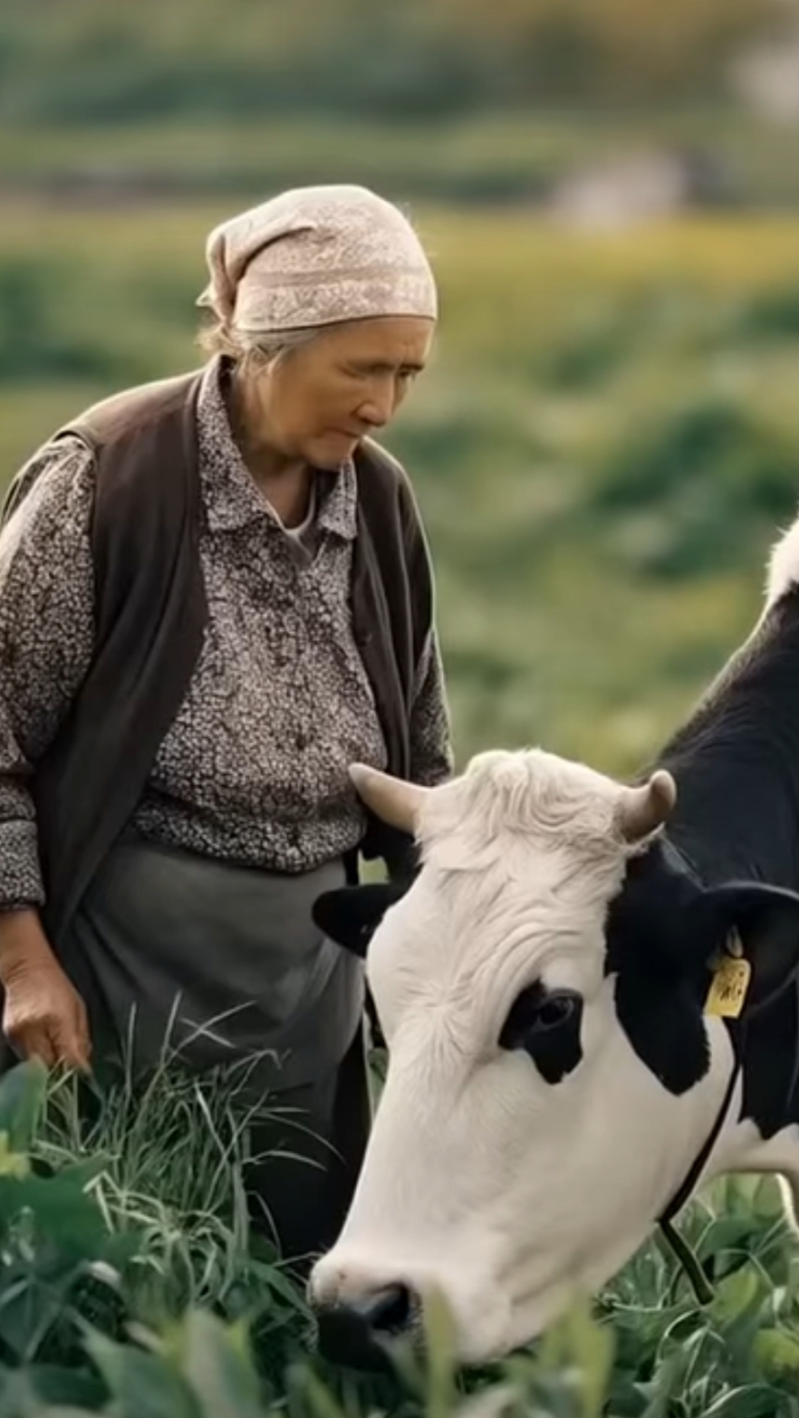 Бабка и корова. Махач. Прикол смотреть онлайн