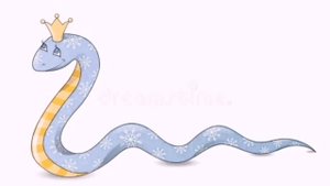 Аудиосказка. Голубая змейка.