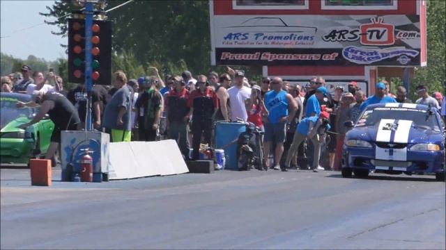 Bad Apple vs a 5.4 modular turbo mustang at KOTS 17 смотреть онлайн