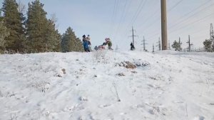 Зимняя прогулка с детьми