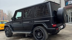 Mercedes-Benz G500 - чип-тюнинг 530 лс и 820 нм, установили оригинальную выхлопную систему от G63