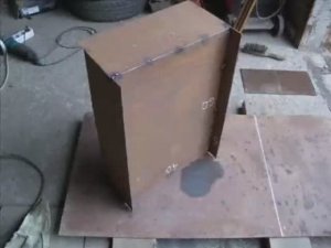 Мангал с двойным дном?  How to make a grill?  mp4