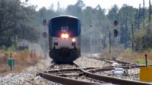 Amtrak Train Runs Over GoPro at Curve!