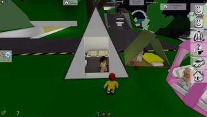 BROOKHAVEN'DA 24 SAAT ÇADIRDA KALDIK😊AYŞEM ECE ARI💥ARIGİLLER🐝ROBLOX BROOKHAVEN🏡RP