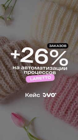 Как Laretto смог нарастить продажи на 26% всего за месяц #jvo #laretto #маркетплейс