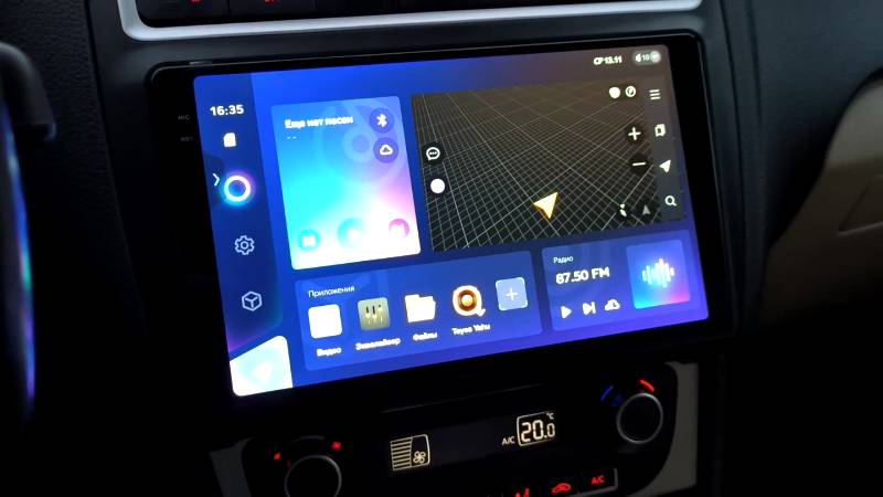Volkswagen Polo. Установка магнитолы Android смотреть онлайн