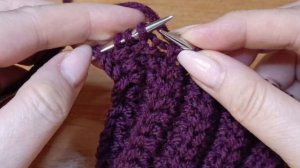 Классный, гранёный узор спицами