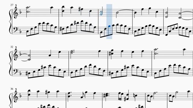 [Piano Sheet Music] To You who are Tired of Everyday Life in the City - H.Hwari смотреть онлайн