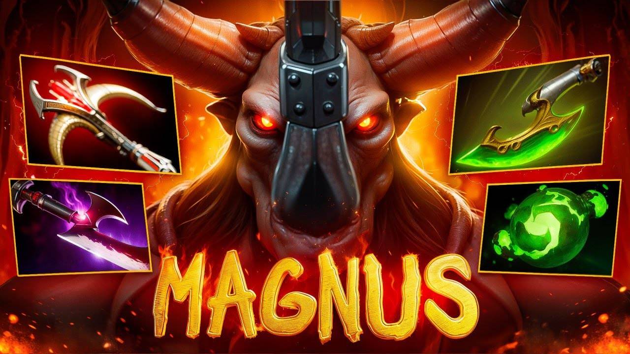 Аналитика ошибок - Керри МАГНУС от 17 летнего гения (16.000 ММР)   Magnus Dota 2
