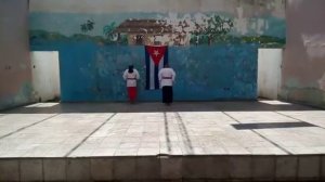 Andrea Sophia Herrera Rodríguez y Erick Ernesto Acevedo Escalante.Pair.Semifinal.Cadete.Cuba