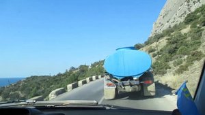 Дорога из Судака в Новый Свет. Сплошная? Где?