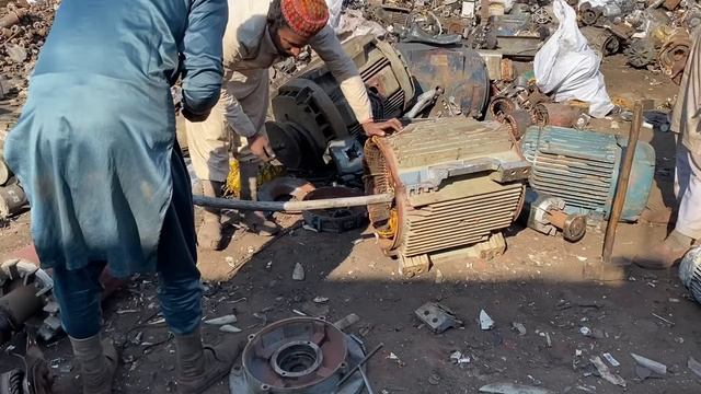 Извлечение меди из старых электродвигателей смотреть онлайн