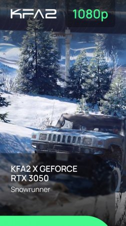 Snowrunner | KFA2 X GeForce RTX 3050 Black | 1080p (Full HD) разрешение