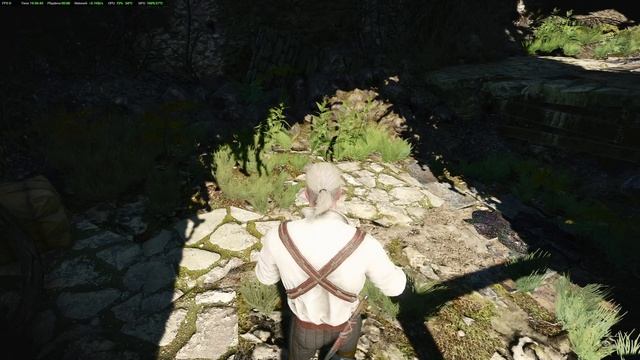 Прохождение игры Ведьмак часть вторая бег  через стены с  дочерью  разговор дочки  с  учителем