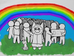 Заполни пустоту красками