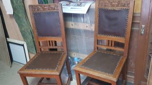 Реставрация, восстановление 2-х стульев начала ХХ века. Часть 1