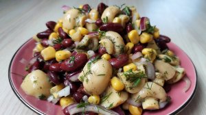 Быстрый салат за 5 минут на праздничный стол или на каждый день! Приготовим легкий, простой салат