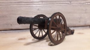 16-фунтовая пушка распечатанная на 3D-принтере