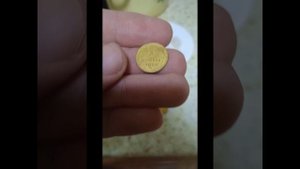 Чистка советских монет из алюминиевой бронзы.