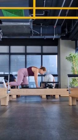 Pilates Reformer 🙂 | Урок Пилатеса на Реформере🙏 #video #love #workout #pilates #reformer #reels