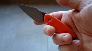 Нож ручной работы "Мандаринка"