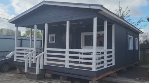 Минидом 6х9,6м "Паркано с террасой"  Выставка 2024.