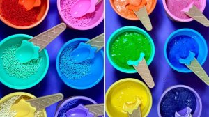 Цветной слайм АСМР, волшебное смешивание слаймов, слайм АСМР